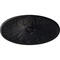 Ekena Millwork Madrid Ceiling Medallion, Hand-Painted Steel Gray, 24 3/4"W x 12 1/2"H x 1 3/4"P CM24X12MASGS - alternate 1